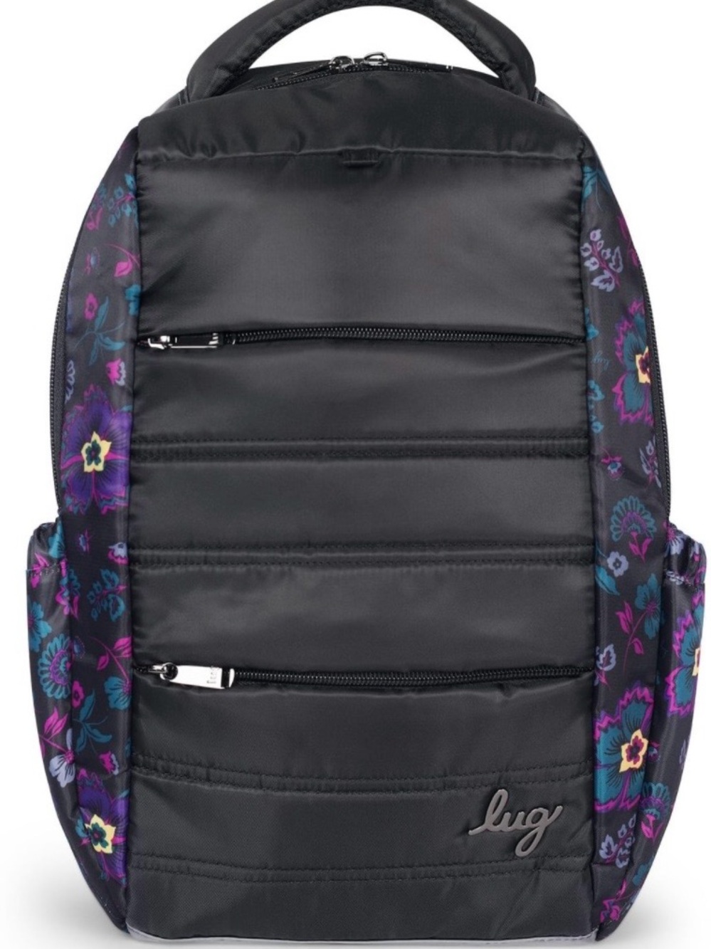 Lug Hopper Backpack. Boho Floral Black. NWOT. HTF